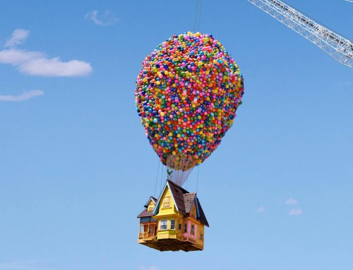 airbnb lets you sleep inside pixar’s UP house — and yes, it floats